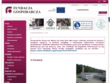 Tablet Screenshot of fundacjagospodarcza.pl